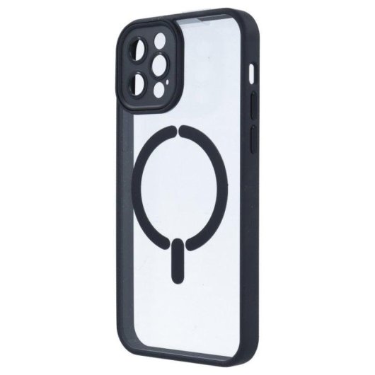 Funda para móvil La Casa de las Carcasas Bumper Compatible Magsafe con Cubre cámara para iPhone 12 Pro
