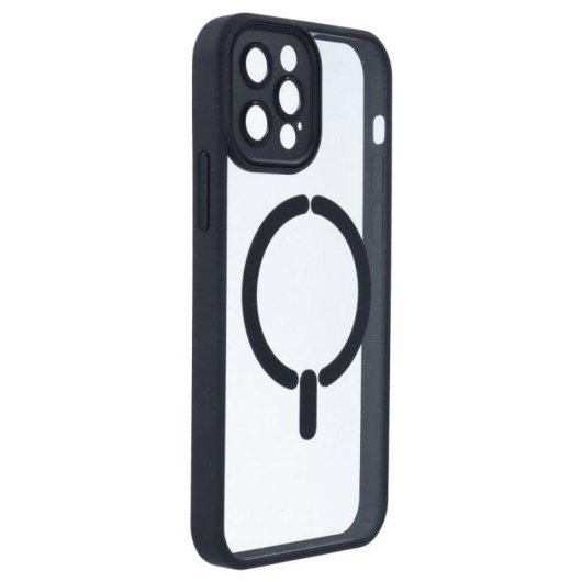 Funda para móvil La Casa de las Carcasas Bumper Compatible Magsafe con Cubre cámara para iPhone 12 Pro