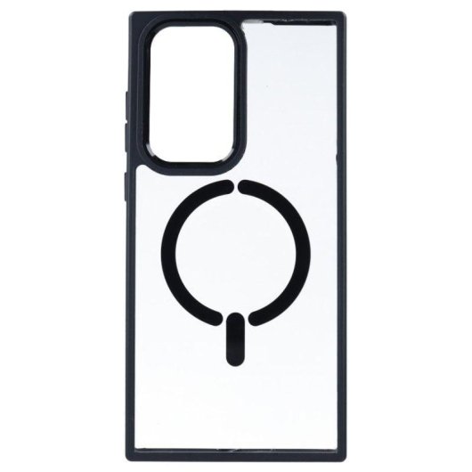 Funda para móvil La Casa de las Carcasas Bumper Compatible Magsafe TPU Negra para Samsung Galaxy S22 Ultra