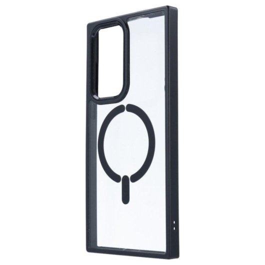 Funda para móvil La Casa de las Carcasas Bumper Compatible Magsafe TPU Negra para Samsung Galaxy S22 Ultra