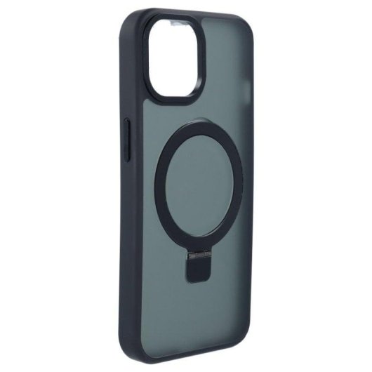 Funda para móvil La Casa de las Carcasas Compatible Magsafe Ring Silicona Transparente para iPhone 13 Pro Max