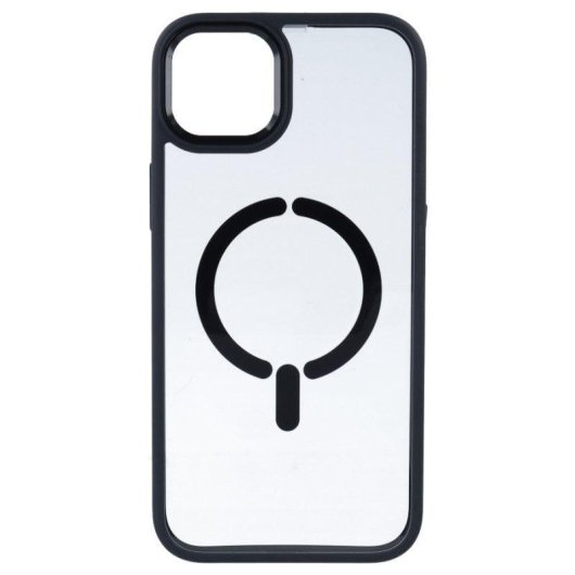 Funda para móvil La Casa de las Carcasas Bumper Compatible Magsafe Silicona Transparente para iPhone 15 Plus