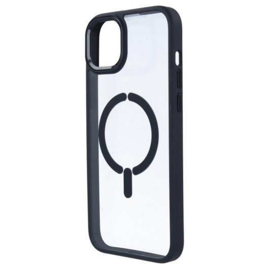 Funda para móvil La Casa de las Carcasas Bumper Compatible Magsafe Silicona Transparente para iPhone 15 Plus