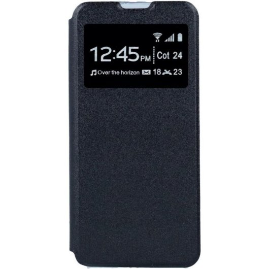 Funda para móvil La Casa de las Carcasas Tapa Negra Silicone para Xiaomi Redmi 12