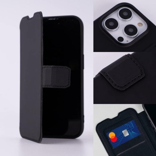 Funda para móvil La Casa de las Carcasas Tapa Negra Silicone para Xiaomi Redmi 12