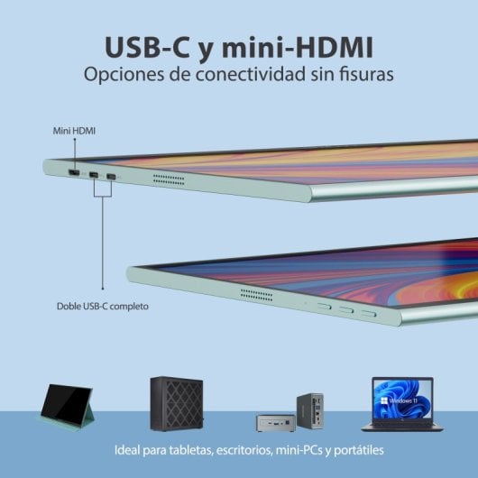 GEEKOM PM16 16" Monitor Portátil LED IPS FullHD USB-C