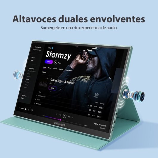 GEEKOM PM16 16" Monitor Portátil LED IPS FullHD USB-C