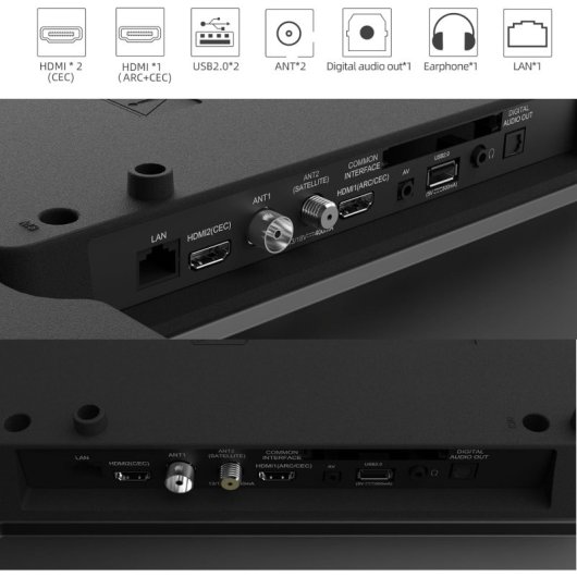 CHiQ L32G7B 32" LED HD Ready Smart TV