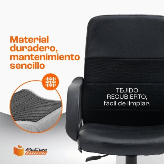PcCom Essential Smart Silla Escritorio Negra
