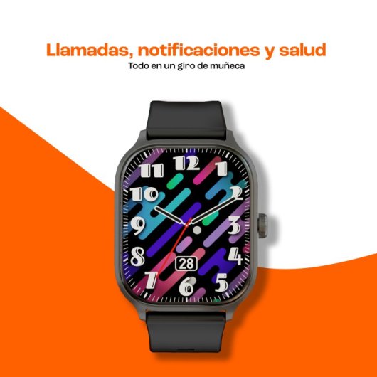 PcCom Essential Fit Max Reloj Smartwatch Negro