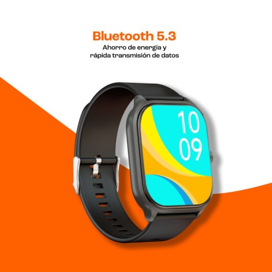 PcCom Essential Fit Max Reloj Smartwatch Negro