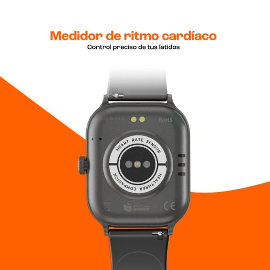 PcCom Essential Fit Max Reloj Smartwatch Negro