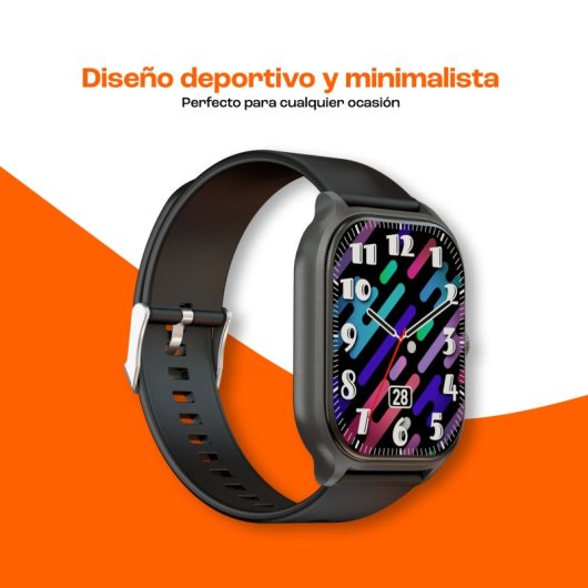 PcCom Essential Fit Max Reloj Smartwatch Negro
