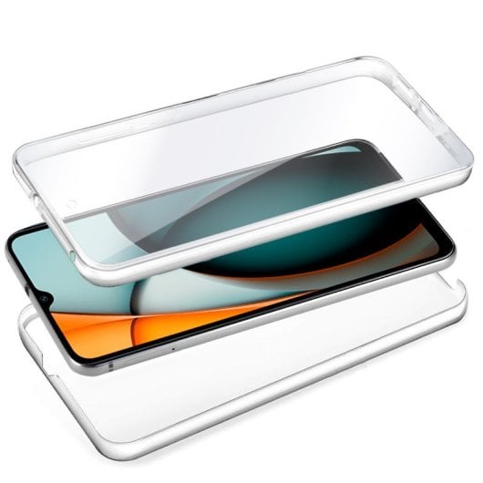 Cool Capa 3D Transparente Frente + Capa de Silicone Traseira para Xiaomi Redmi A3