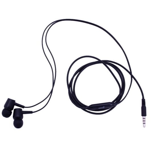 Cuffie stereo Cool Bear da 3,5 mm con microfono nere