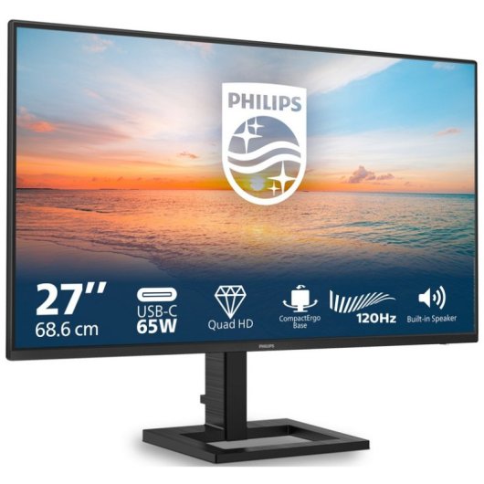 Écran PC Philips Série 1000 27E1N1600AE 27" LED IPS QHD 100 Hz USB-C