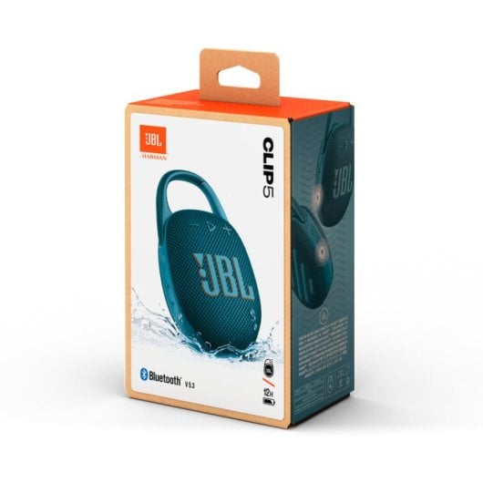 COLONNE PORTABLE JBL CLIP 5 BT IP67, USB-C BLEU