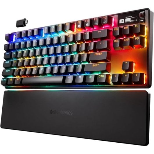 Teclado Mecânico Steelseries Apex Pro TKL Wireless/Bluetooth (2023) RGB (US)