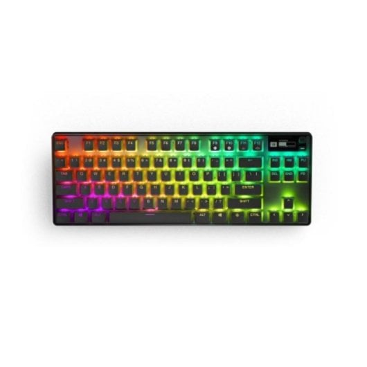Teclado SteelSeries Apex Pro TKL Wireless HyperMagnetic QWERTY OLED Negro Bluetooth USB