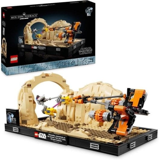 LEGO Star Wars Diorama Podrace de Mos Espa 75493 pièces