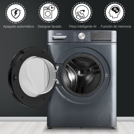 CHiQ CFL100-14586IM3XA Lavadora de Carga Frontal 10Kg 1400 rpm A Gris