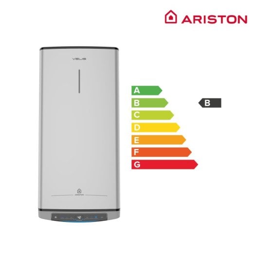 Ariston Velis Tech Dry Termo Eléctrico Multiposición Inteligente con Wi-Fi 80L B Gris