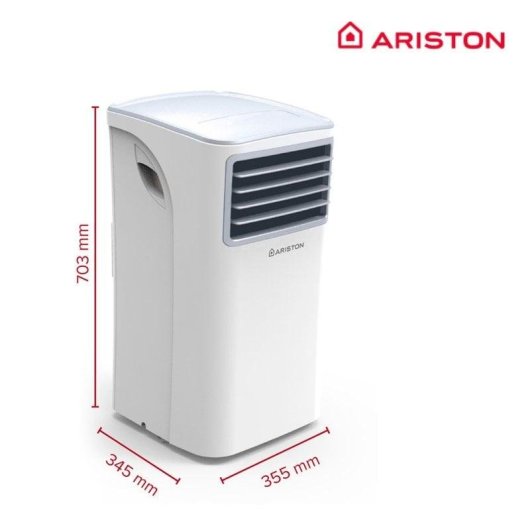 Aire Acondicionado Portátil Ariston Mobis 9000 2.000 Frigorías Clase A con Mando a Distancia