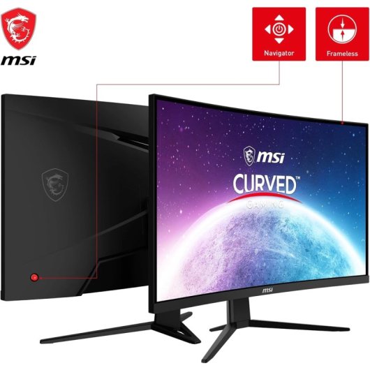 Monitor Msi G273cq 27 pollici curvo 1500r Va 2560x1440 Wwhd 170hz