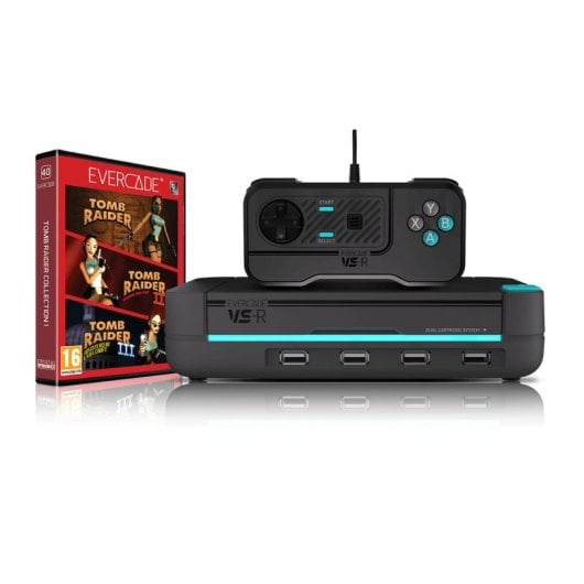 Evercade VS-R Consola Retro + Tomb Raider Collection 1