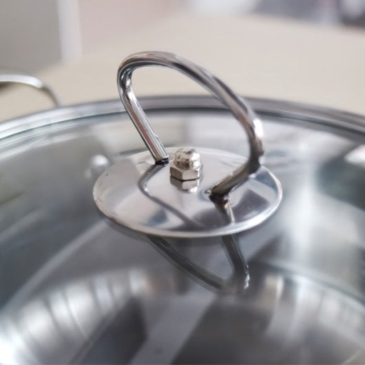 Conjunto de panelas de aço inoxidável Klack de 10 peças para todos os tipos de cozinhas