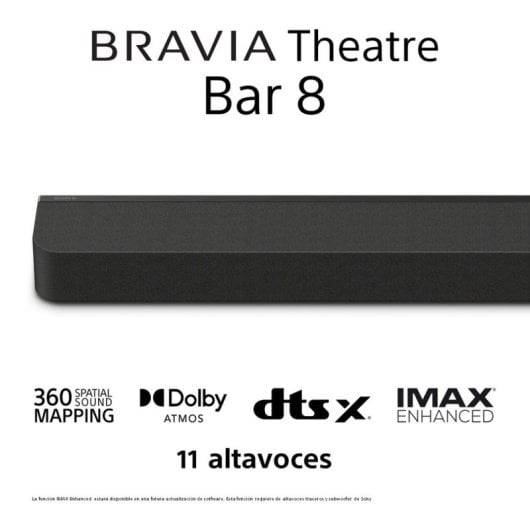 Sony BRAVIA Theatre BAR 8 HT-A8000 Barra de Sonido Bluetooth Dolby Atmos DTS:X