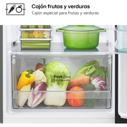 LG GTBV22PYGKD Frigorífico Dos Puertas E Acero Inoxidable