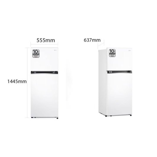 LG GTBV22SWGKD Frigorífico Dos Puertas E Blanco