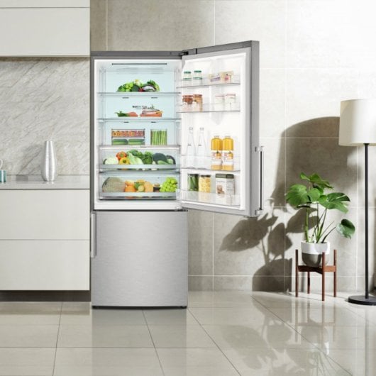LG GBB569NSAGB.ANSQEUT Frigorífico Combinado D Aço Inoxidável
