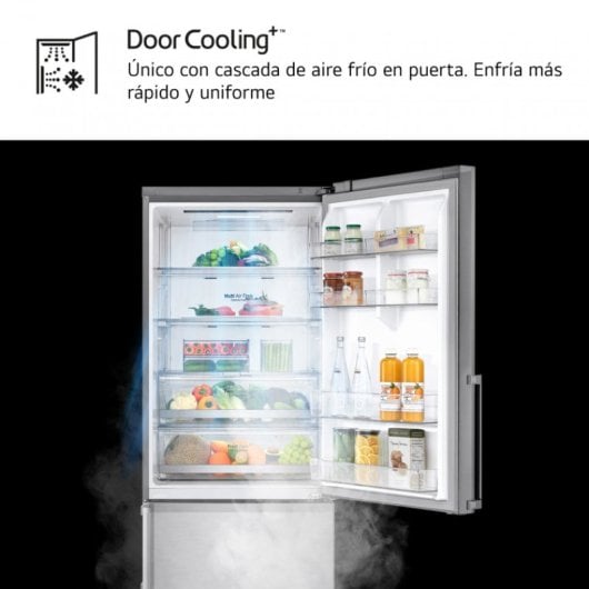 LG GBB569NSAGB.ANSQEUT Frigorífico Combinado D Aço Inoxidável