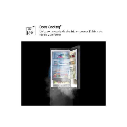 LG GBG7190CEV Instaview Frigorífico Combi C Negro