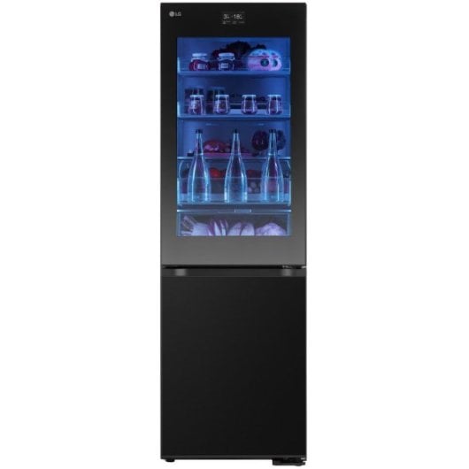 LG GBG7190CEV Instaview Frigorífico Combi C Negro