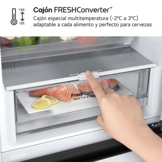 LG GBV3100CSW.ASWQEUZ Frigorífico Combi C Blanco
