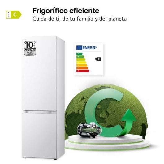 LG GBV3200CSW Frigorífico Combi C Blanco