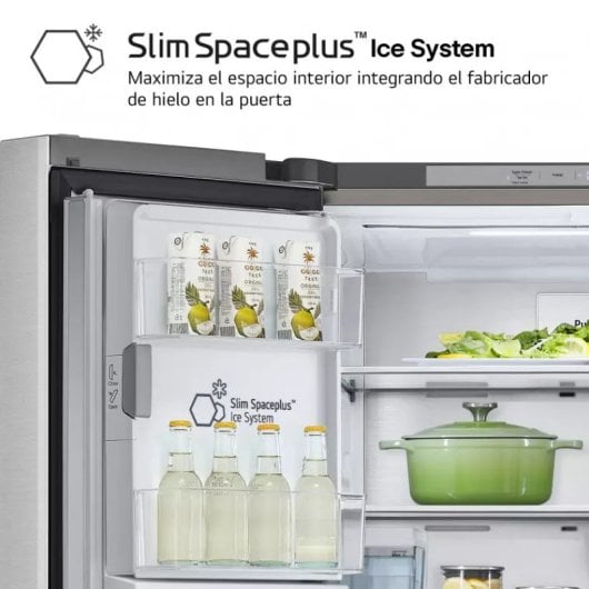 LG GMG861MBAE Instaview Frigorífico Americano E Acero Inoxidable