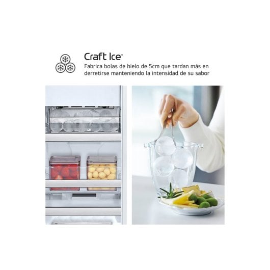 LG GMG961EVKE Frigorífico Americano InstaView E Acero Texturizado Antihuellas