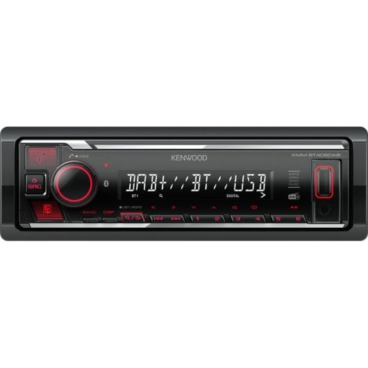 KENWOOD KMM-BT408DAB - Autoradio USB con DAB+ e kit vivavoce Bluetooth. Stereo.