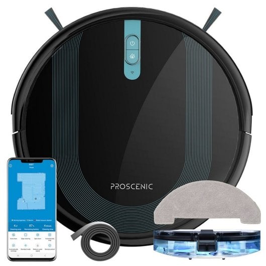 Robot aspirapolvere Proscenic 850T WiFi Nero