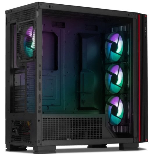 Yeyian Mirage X ARGB Full Tower Cristal Templado USB-C Negra