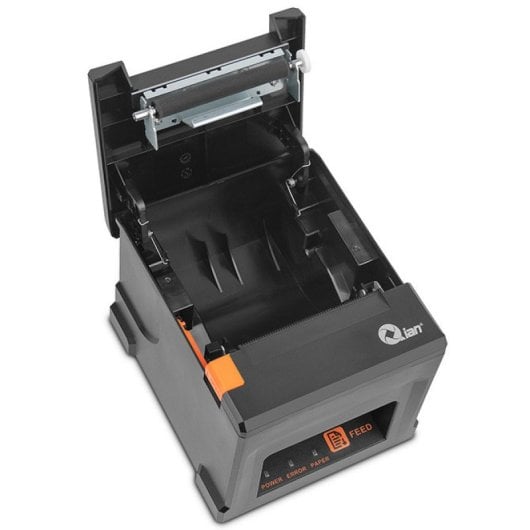 Qian Impresora Térmica de Tickets 80mm USB/RJ45 Negra