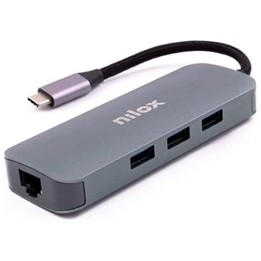 Nilox Docking Station USB 3.0/HDMI/VGA/RJ-45/USB-C