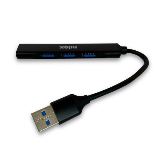 Nilox Hub 4 Ports USB 1 X 3.0 + 3 X 2.0
