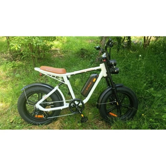 Vélo électrique Engwe M20 avec autonomie de 60 km 750 W blanc
