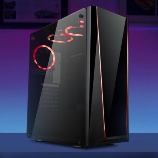 Redragon Tailgate RGB Mid Tower Cristal Templado USB 3.2 Negra