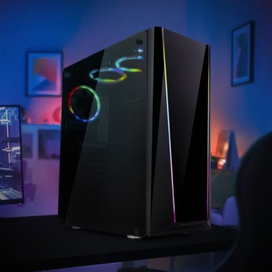Redragon Tailgate RGB Mid Tower Cristal Templado USB 3.2 Negra